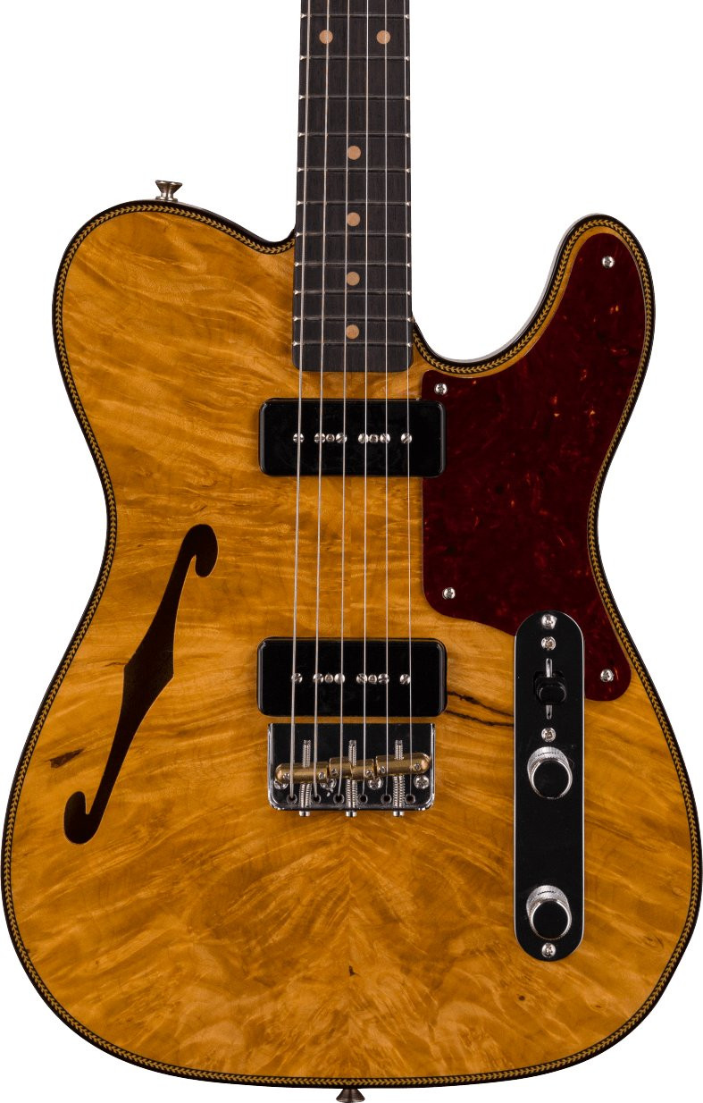 Fender Custom Shop Artisan Dual P-90 Maple Burl Telecaster